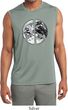 Mens Peace Shirt Peace Earth Sleeveless Moisture Wicking Tee T-Shirt