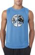 Mens Peace Shirt Peace Earth Sleeveless Tee T-Shirt