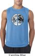 Mens Peace Shirt Peace Earth Sleeveless Tee T-Shirt