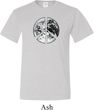 Mens Peace Shirt Peace Earth Tall Tee T-Shirt