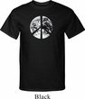 Mens Peace Shirt Peace Earth Tall Tee T-Shirt