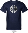 Mens Peace Shirt Peace Earth Tall Tee T-Shirt