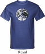 Mens Peace Shirt Peace Earth Tall Tee T-Shirt