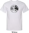 Mens Peace Shirt Peace Earth Tall Tee T-Shirt