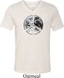 Mens Peace Shirt Peace Earth Tri Blend V-neck Tee T-Shirt