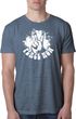 Mens Peace Shirt Peace Now Burnout Tee T-Shirt