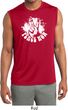 Mens Peace Shirt Peace Now Sleeveless Moisture Wicking Tee T-Shirt