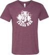 Mens Peace Shirt Peace Now Tri Blend V-neck Tee T-Shirt