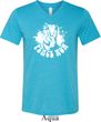 Mens Peace Shirt Peace Now Tri Blend V-neck Tee T-Shirt