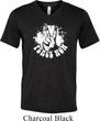 Mens Peace Shirt Peace Now Tri Blend V-neck Tee T-Shirt