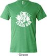 Mens Peace Shirt Peace Now Tri Blend V-neck Tee T-Shirt