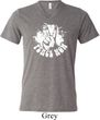 Mens Peace Shirt Peace Now Tri Blend V-neck Tee T-Shirt