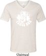 Mens Peace Shirt Peace Now Tri Blend V-neck Tee T-Shirt