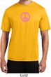 Mens Peace Shirt Pink Peace Moisture Wicking Tee