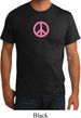Mens Peace Shirt Pink Peace Organic Tee T-Shirt