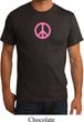 Mens Peace Shirt Pink Peace Organic Tee T-Shirt