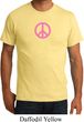 Mens Peace Shirt Pink Peace Organic Tee T-Shirt