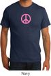 Mens Peace Shirt Pink Peace Organic Tee T-Shirt