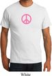 Mens Peace Shirt Pink Peace Organic Tee T-Shirt
