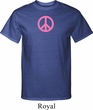 Mens Peace Shirt Pink Peace Tall Tee T-Shirt