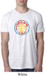 Mens Peace Shirt Psychedelic Peace Burnout Tee T-Shirt