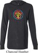 Mens Peace Shirt Psychedelic Peace Lightweight Hoodie Tee