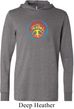 Mens Peace Shirt Psychedelic Peace Lightweight Hoodie Tee