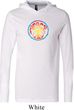 Mens Peace Shirt Psychedelic Peace Lightweight Hoodie Tee