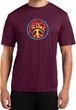 Mens Peace Shirt Psychedelic Peace Moisture Wicking Tee