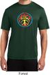 Mens Peace Shirt Psychedelic Peace Moisture Wicking Tee