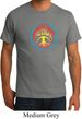 Mens Peace Shirt Psychedelic Peace Organic Tee T-Shirt