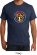 Mens Peace Shirt Psychedelic Peace Organic Tee T-Shirt