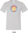Mens Peace Shirt Psychedelic Peace Tall Tee T-Shirt