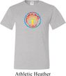 Mens Peace Shirt Psychedelic Peace Tall Tee T-Shirt