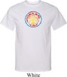 Mens Peace Shirt Psychedelic Peace Tall Tee T-Shirt