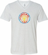 Mens Peace Shirt Psychedelic Peace Tri Blend V-neck Tee