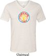 Mens Peace Shirt Psychedelic Peace Tri Blend V-neck Tee