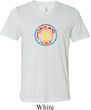 Mens Peace Shirt Psychedelic Peace Tri Blend V-neck Tee