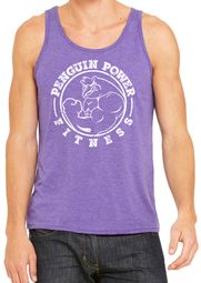 Mens Penguin Power Fitness Muscle Tank Top