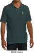Mens Pineapple Patch Pocket Print Pique Polo Shirt