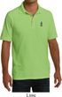 Mens Pineapple Patch Pocket Print Pique Polo Shirt