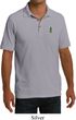 Mens Pineapple Patch Pocket Print Pique Polo Shirt