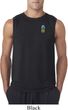 Mens Pineapple Patch Pocket Print Sleeveless Tee