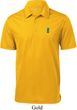 Mens Pineapple Patch Pocket Print Textured Polo Shirt