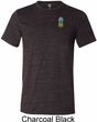Mens Pineapple Patch Pocket Print Tri Blend T-shirt