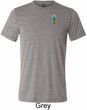 Mens Pineapple Patch Pocket Print Tri Blend T-shirt