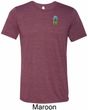 Mens Pineapple Patch Pocket Print Tri Blend T-shirt