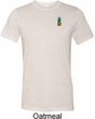 Mens Pineapple Patch Pocket Print Tri Blend T-shirt