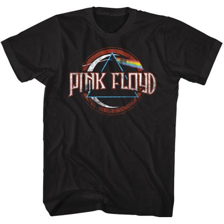 Mens PINK FLOYD Classic Rock T-shirt - Black - Tall Size
