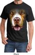 Mens Pit Bull Shirt Big Pit Bull Face Tee T-Shirt